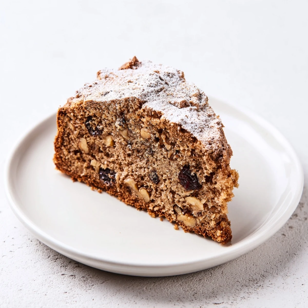 This moist and flavorful Spiced Cake features warm spices and a light dusting of powdered sugar.