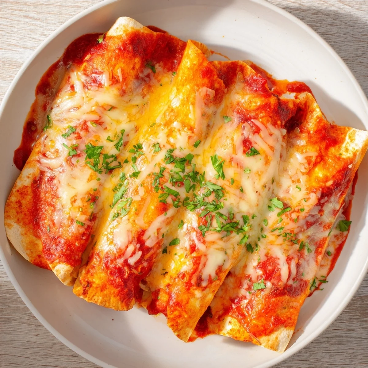 Beef Enchiladas Red Sauce