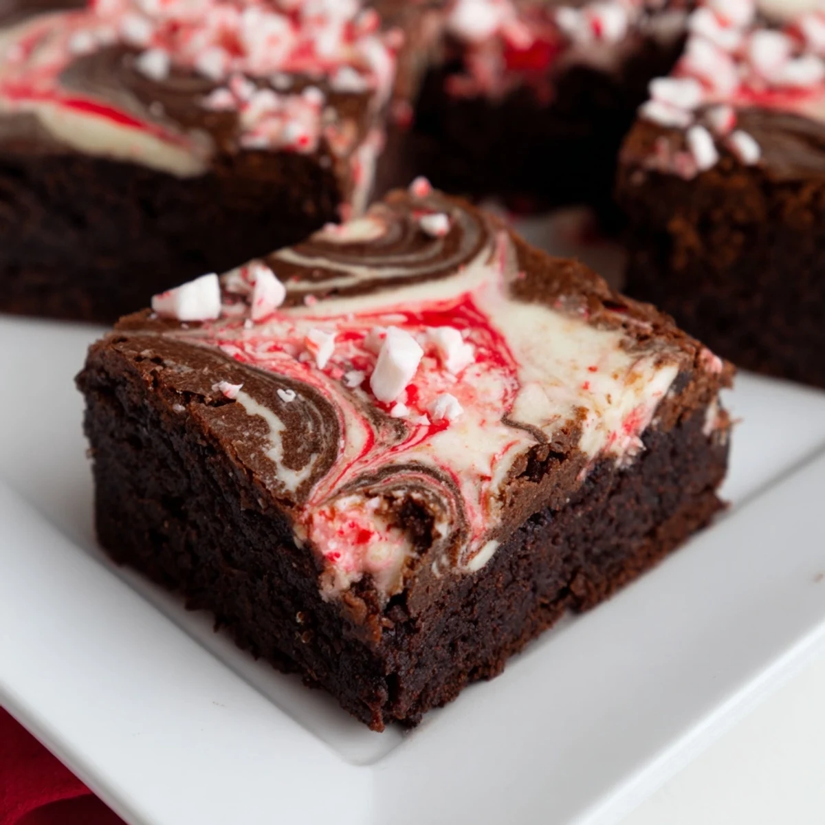 Imagine warm, freshly baked Peppermint Swirl Brownies, perfect for a holiday dessert or any sweet craving.