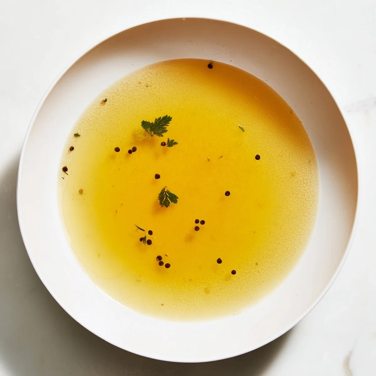 Golden-brown roasted beef bones simmering to create a flavorful beef stock for hearty soups.