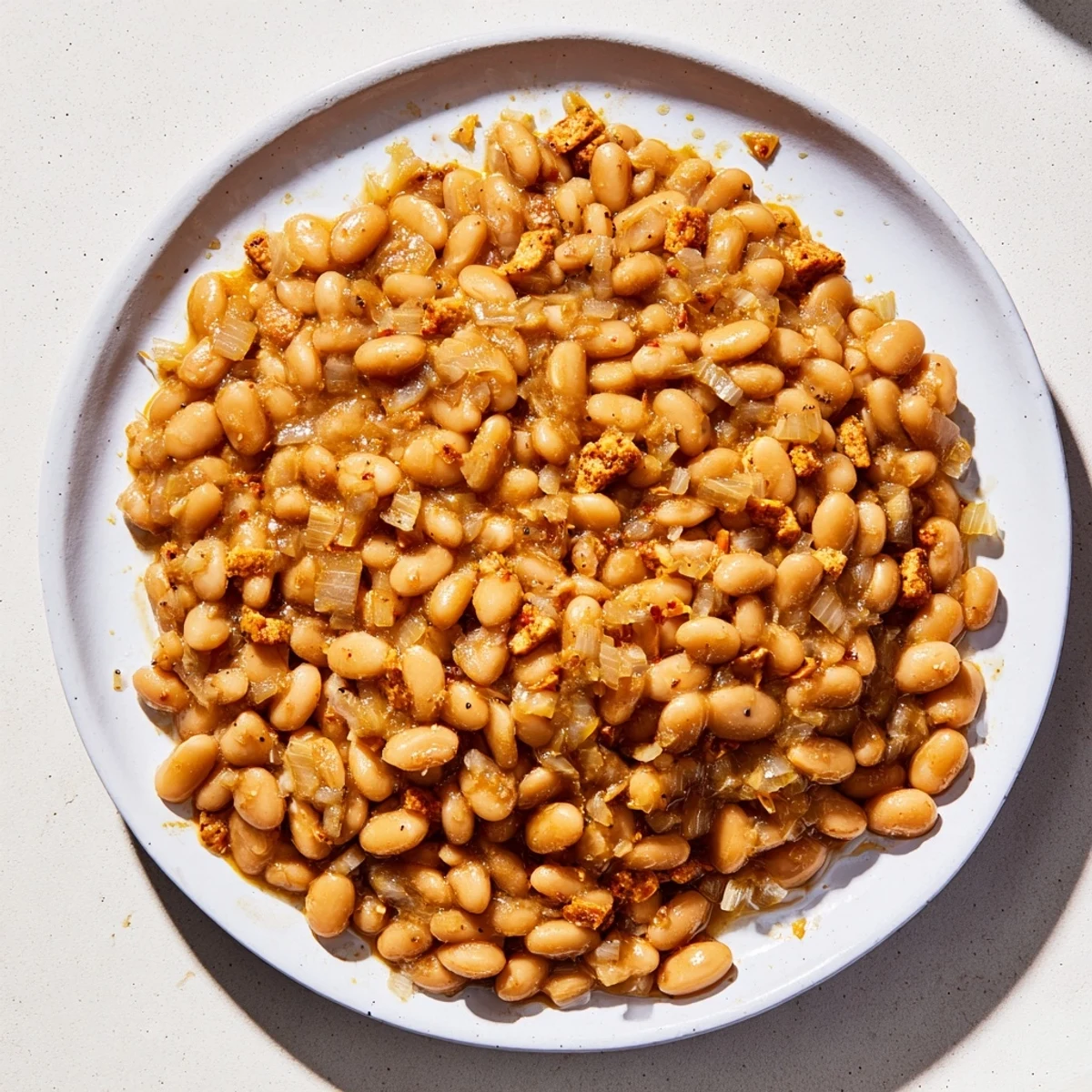 Slow-cooked, rich and flavorful Baked Beans with Molasses, perfect for a cozy, comforting meal.