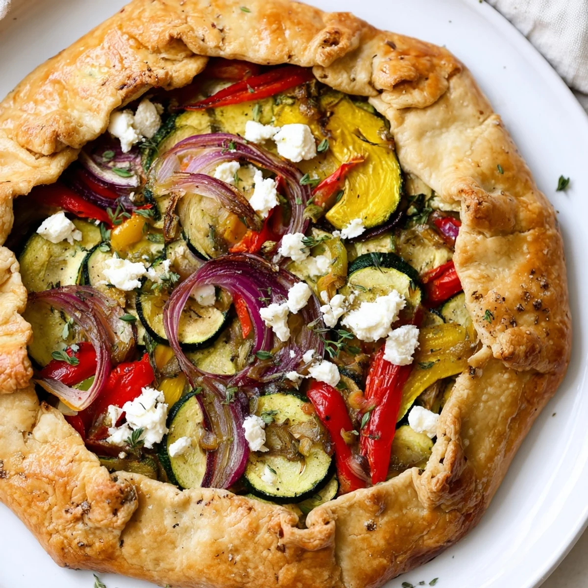 Imagine the aroma: a handmade Savory Galette, smelling of herbs and fresh-baked goodness.