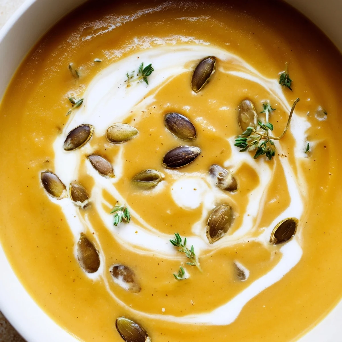Roasted Butternut Squash Apple Soup
