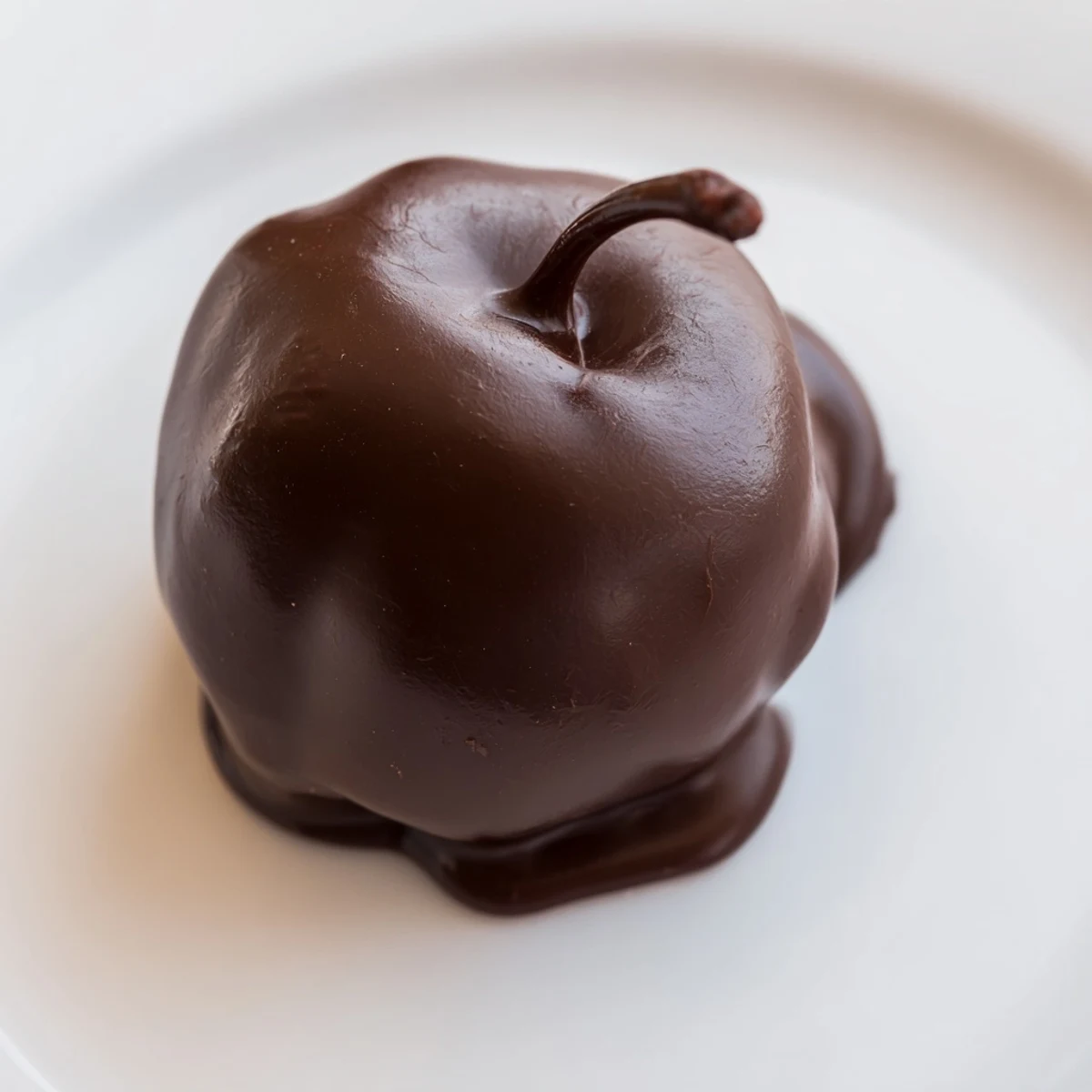 A close-up of chocolate covered cherries showing the pink fondant center, perfect for holiday gifting or special occasions.