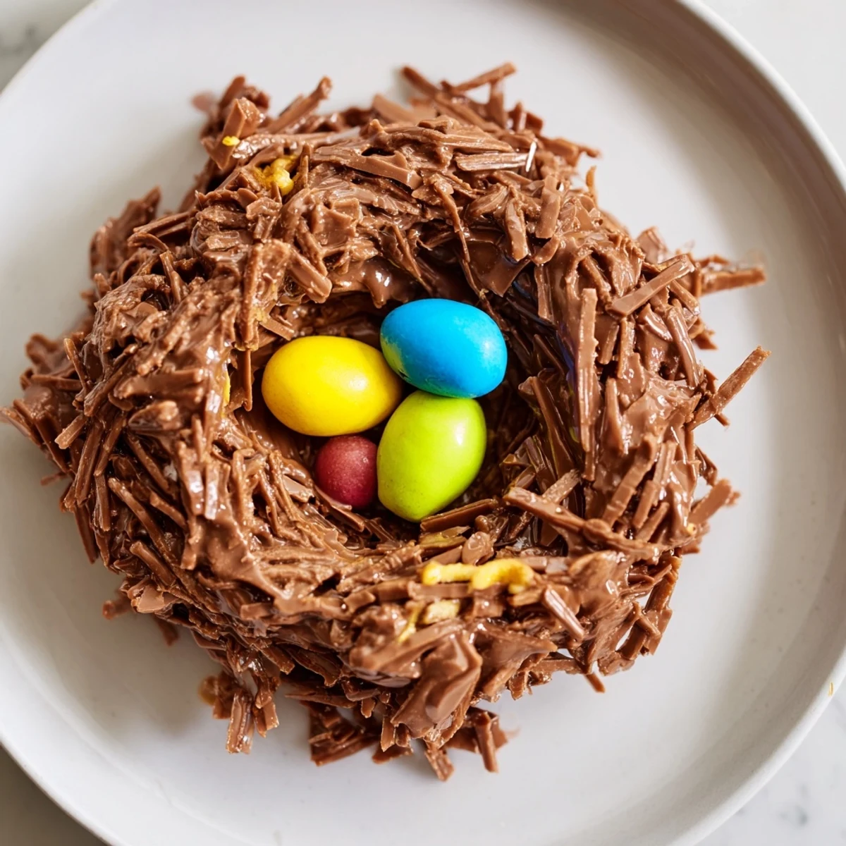 Enjoy these no-bake Chocolate Easter Egg Nests, a sweet treat perfect for spring celebrations with family.
