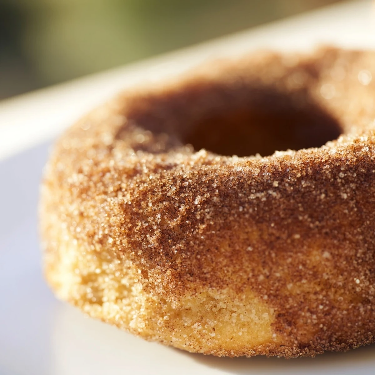 Soft, fluffy Delicious Baked Cinnamon Sugar Donuts You Cant Resist coated in a generous layer of cinnamon sugar.