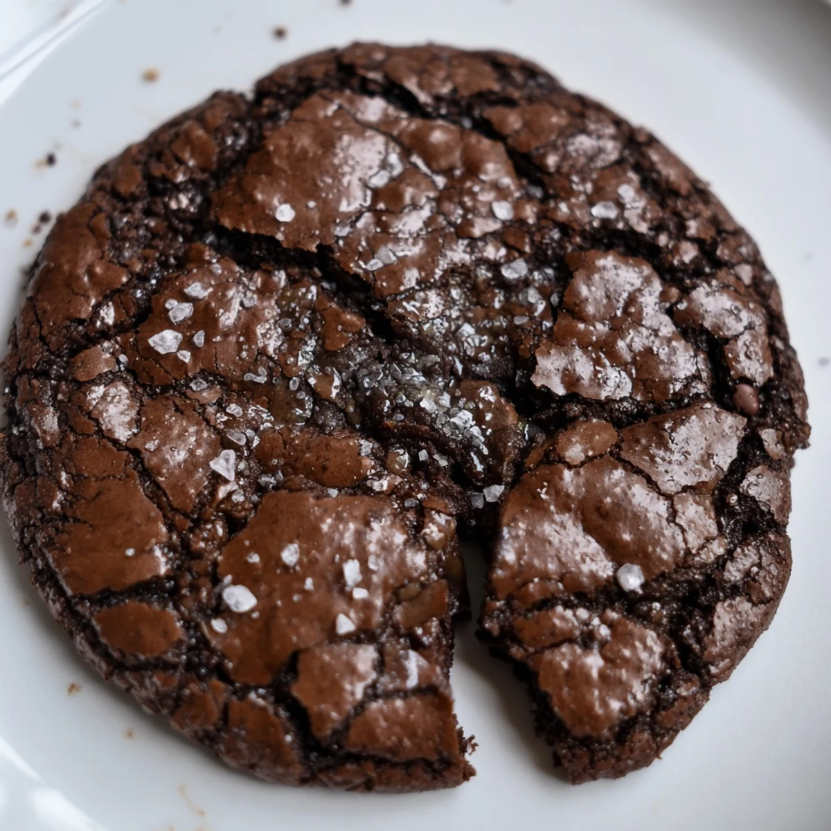 Indulgent Gourmet Brownie Cookies are arranged on a rustic platter, showcasing their fudgy centers and crisp edges next to a scoop of vanilla ice cream.