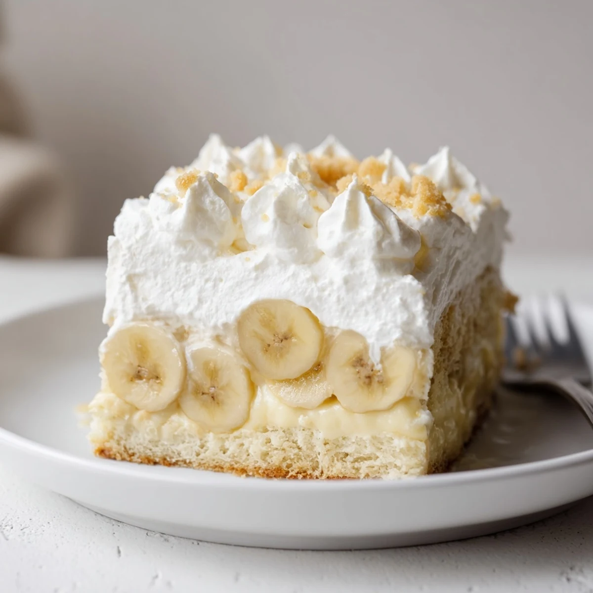 Homestyle Banana Pudding Cake Recipe, nostalgic flavor, perfect for summer potlucks.