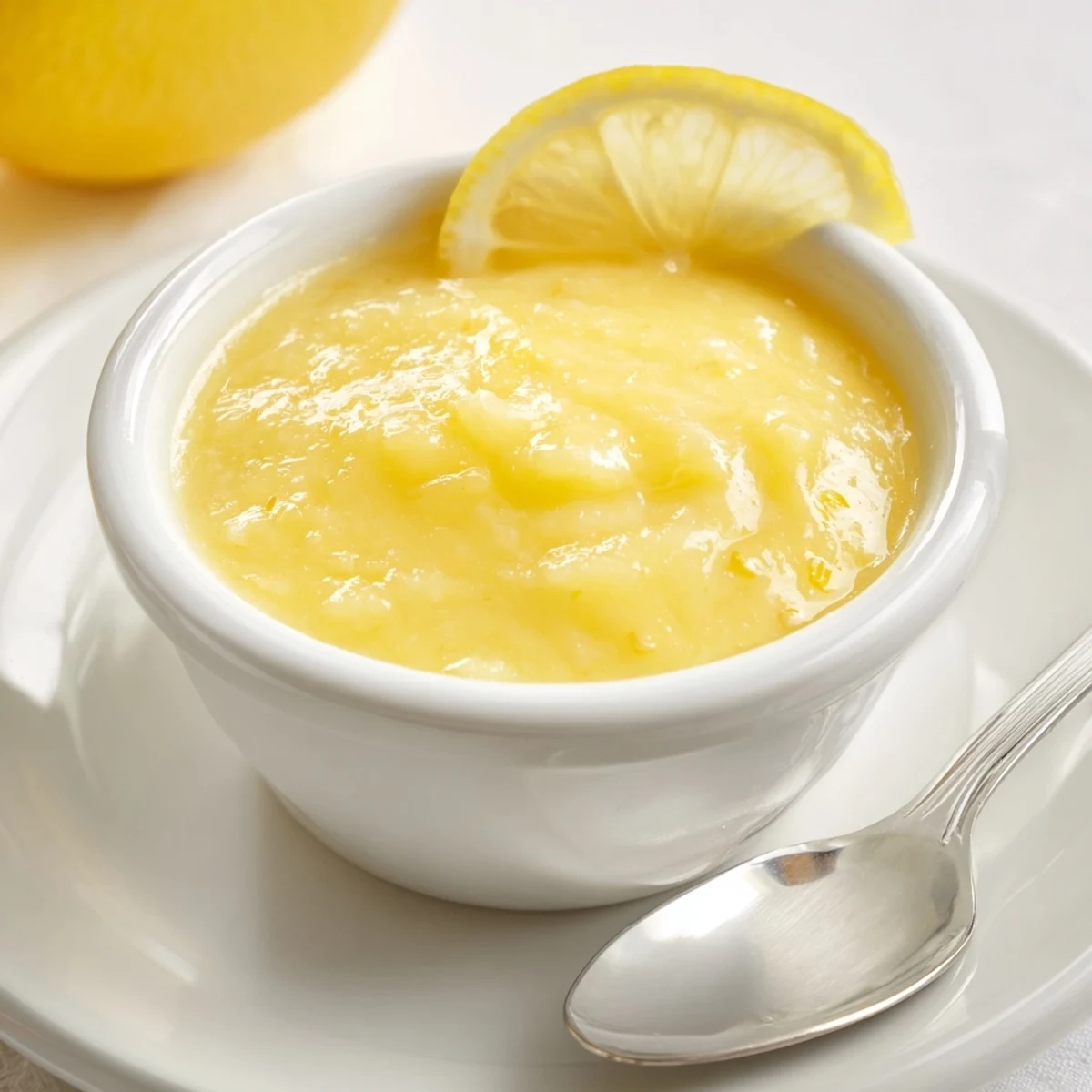 Silky Homemade Lemon Curd whisked over a double boiler, zesty aroma