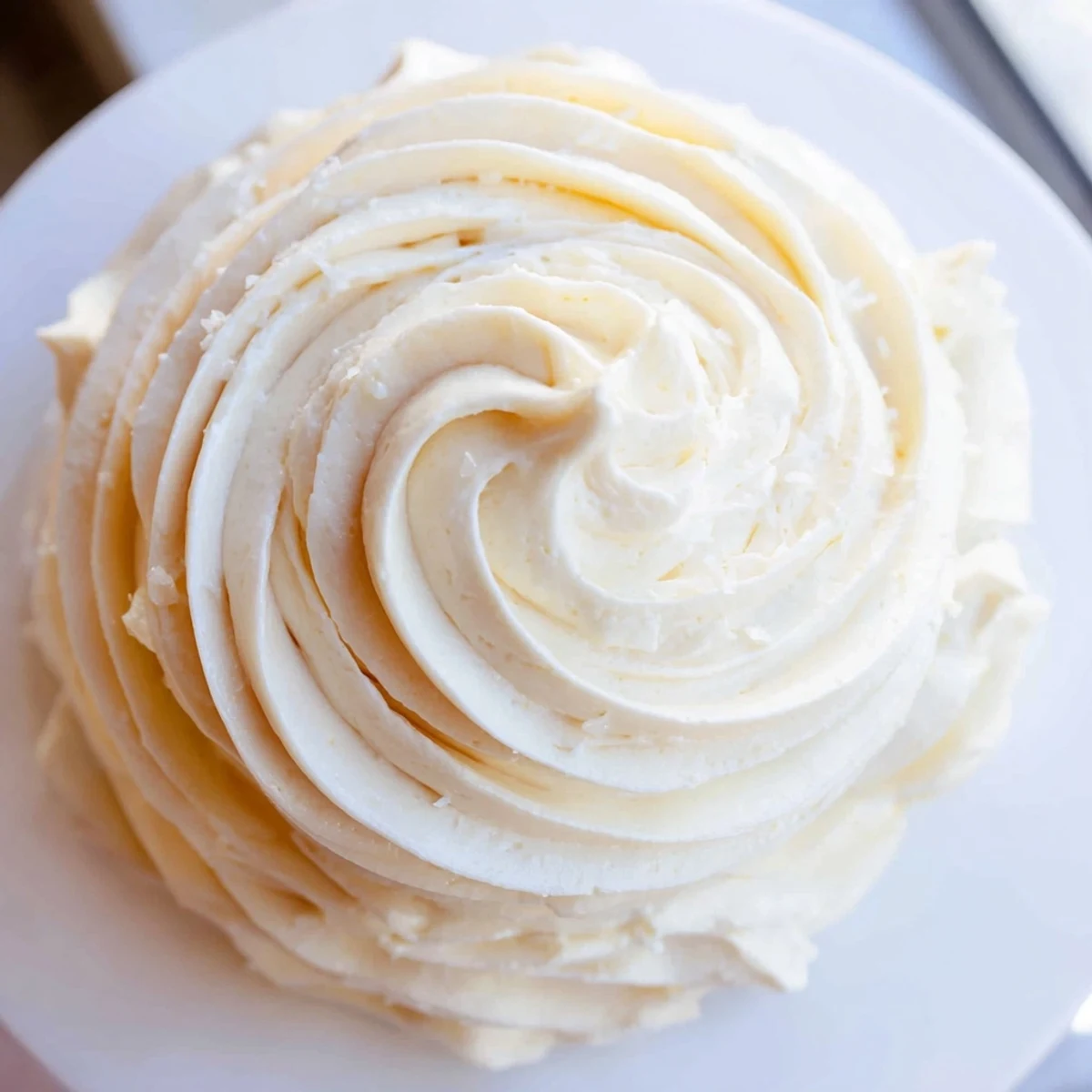 Smooth Italian Meringue Buttercream spread thick over golden cupcakes with swirled peaks