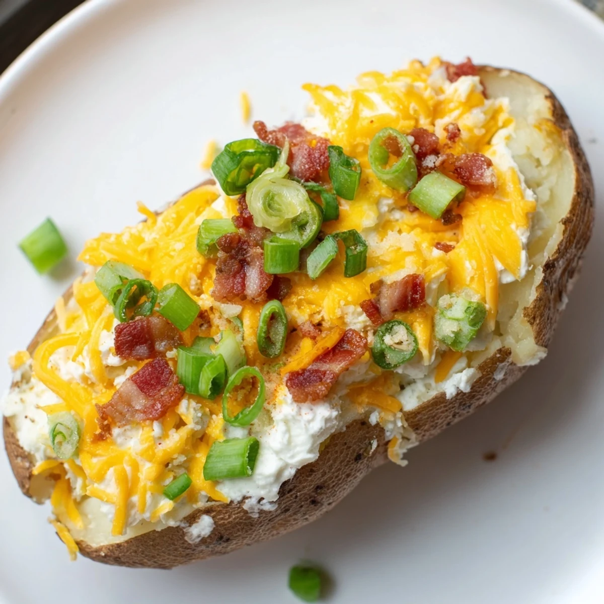 Hearty jalapeno popper twice baked potatoes served as a delicious spicy appetizer dish.