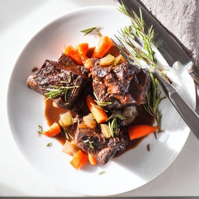 Oven Braised Beef Short Ribs
