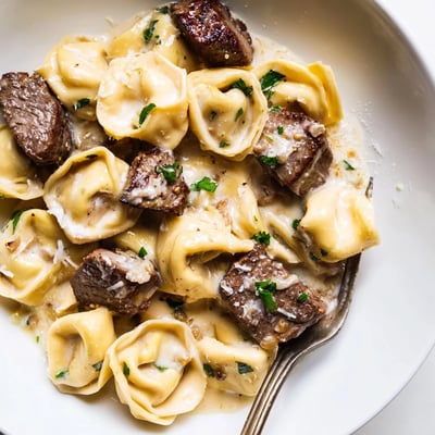 Garlic Steak Tortellini